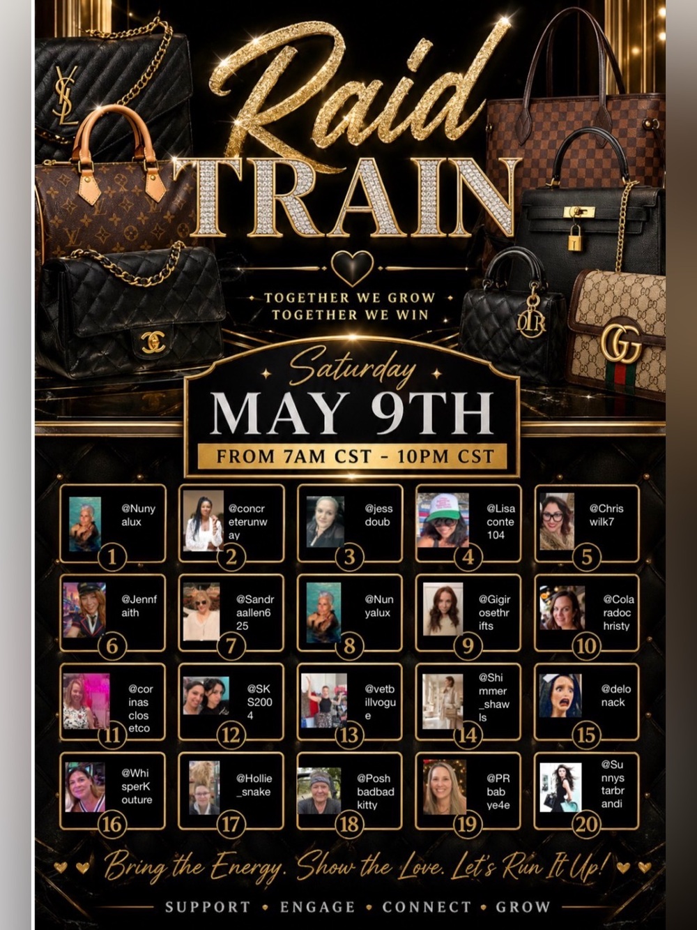 SPECIAL EVENTS TAG LIST!